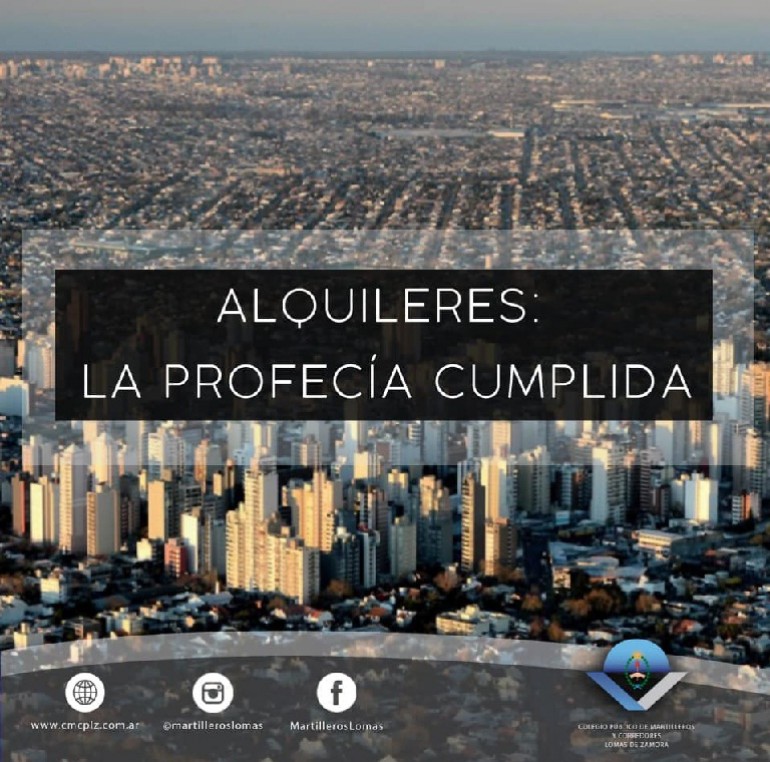 ALQUILERES: LA PROFECÍA CUMPLIDA